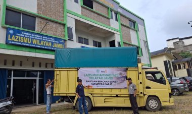 LAZISMU Wilayah Jambi Kirim Bantuan Tahap Pertama untuk Korban Banjir Sumatera Barat