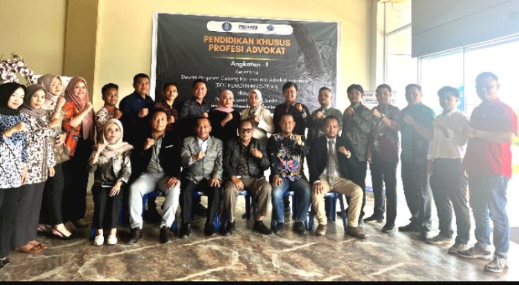 PKPA Angkatan I Peradi Bute Resmi Ditutup, 16 Peserta Dinyatakan Lulus