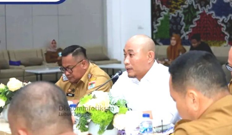 Rakor OPD Dipimpin Wako H Rachmat Hidayat, Realisasi Program Linggau Juara Capai Hampir 70 Persen