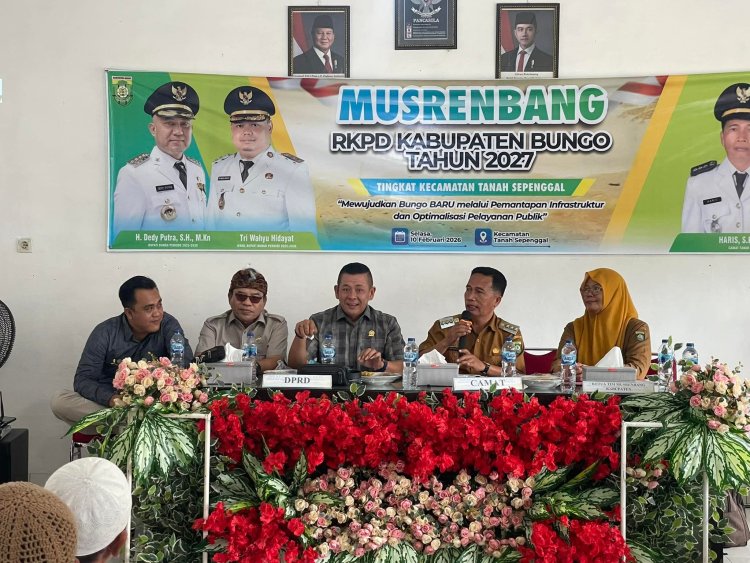 Ketua PPDI Bungo Kritik Keras Absennya Anggota Dewan di Musrenbang Tanah Sepenggal: "Hanya Tau Bergaya!