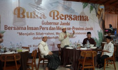 Gubernur Al Haris Minta Kolaborasi Pemprov dengan Insan Pers Ditingkatkan dalam Membangun Jambi