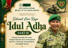 Momentum Idul Adha, Kolonel Inf. Arief Widyanto Ajak Prajurit dan Masyarakat Perkuat Silaturahmi