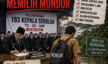 Baru Dilantik Wakil Bupati, Dua Hari Kemudian 18 Kepsek Memilih Mundur