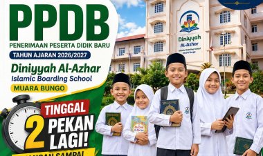 PPDB Diniyyah Al-Azhar IBS Muara Bungo Tinggal Dua Pekan, Jangan Sampai Kehabisan Kuota!