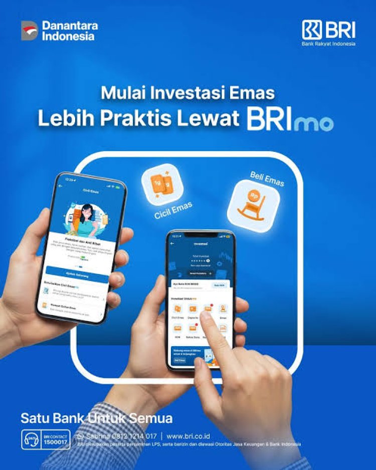 Dengan BRImo, Akses Nasabah BRI Cabang Bangko Semakin Dipermudah, Kini Bisa Investasi Emas Mulai Rp 10 Ribu