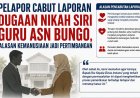 Pelapor Cabut Laporan Dugaan Nikah Siri Guru ASN Bungo, Alasan Kemanusiaan Jadi Pertimbangan