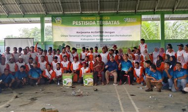 Libatkan 100 Petani, Alishter Gelar Training of User Pestisida Terbatas di Desa Argosari Singkut Sarolangun