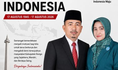 Dinsos P2KB dan P3A Bungo Sampaikan Semangat HUT RI ke-81, Perkuat Komitmen Melayani Masyarakat