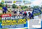 Sungai Udo Jaya Setia Dibersihkan, Puluhan Pekerja Dikerahkan Antisipasi Banjir