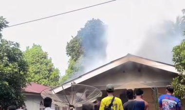Si Jago Merah Lahap Rumah Warga Sirih Sekapur, Harta Benda Ludes, Kerugian Rp400 Juta