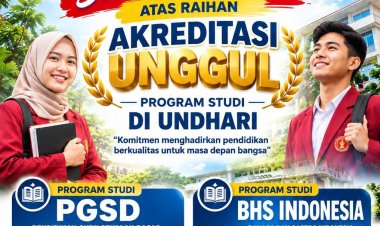 PGSD dan BHS Indonesia UNDHARI Raih Akreditasi Unggul, Kabar Baik untuk Dunia Pendidikan