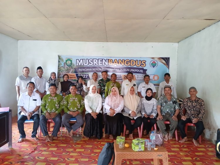 Musrenbang Dusun Pulau Jelmu Digelar, Seluruh Perangkat dan BPD Bahas RKP 2027