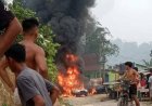 MENCEKAM! Api Mengamuk di Bungo, Dua Mobil dan Kantor Rio Renah Jelmu Ludes Terbakar