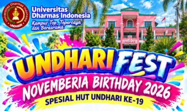 UNDHARI FEST 2026 Siap Meriahkan HUT ke-19 Universitas Dharmas Indonesia, Dr. Elviana: Momentum Membangun Kreativitas dan Prestasi Generasi Muda