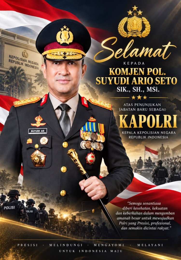 Prabowo Pilih Komjen Suyudi Ario Seto Jadi Calon Kapolri Gantikan Jenderal Listyo Sigit