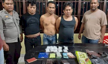 Polsek Singkut Cegat Pembawa 800 Gram Sabu dan Ratusan Ekstasi