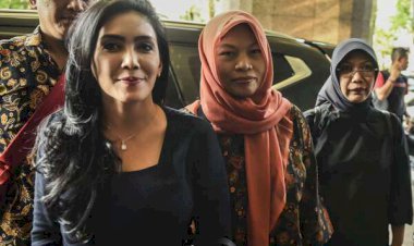 Baiq Nuril Temui Menteri Hukum dan HAM