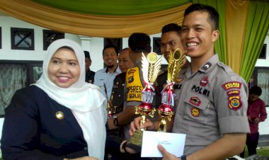 Bupati Masnah Hadiri Peringatan HBA Ke-59 di Kejari Muarojambi