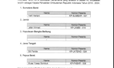 Jafar Ahmad Terpilih Jadi Kepala Perwakilan Ombudsman Republik Indonesia Jambi