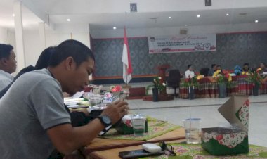 Evaluasi Fasilitasi Kampanye Pemilu 2019, Ketua KPU Kerinci: Jika Ada Kekurangan Kita Sampaikan ke KPU RI