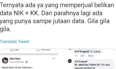 Viral Jual Beli Data e-KTP dan KK di Medsos