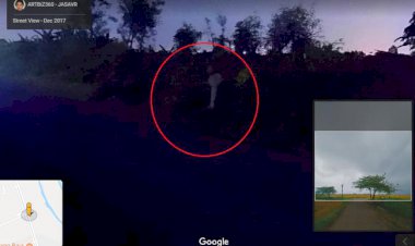 Viral di Medsos, Sosok Mirip Pocong Muncul di Google Map Saat Lacak Lokasi Desa di Demak