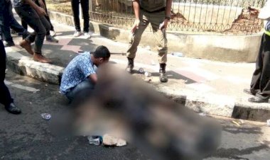 Amankan Aksi Demo, Polisi di Cianjur Dibakar Massa