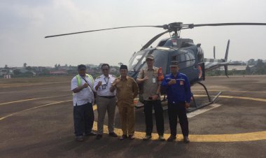 Gubernur Jambi Lakukan Patroli Udara Karhutla