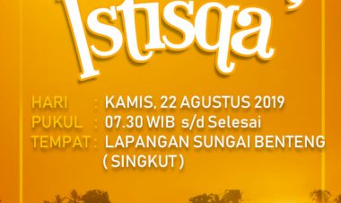 Berharap Hujan, Besok Pemkab Sarolangun Gelar Sholat Istisqa