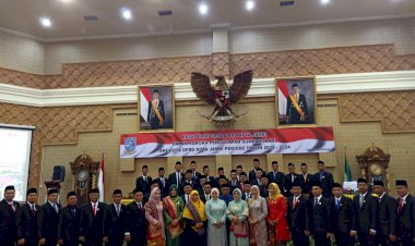 Ketua PN Jambi Pimpin Sumpah Jabatan 45 Anggota DPRD Jambi