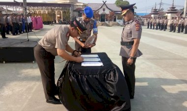 Kompol Wirmanto Dinata Resmi Jabat Wakapolres Tanjab Barat