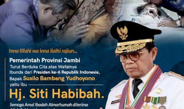 Gubernur Fachrori Sampaikan Duka Atas Wafatnya Ibunda Presiden ke-6 RI Susilo Bambang Yudhoyhono
