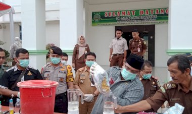 Ketua DPRD & Aparat Blender Sabu di Kejaksaan Merangin