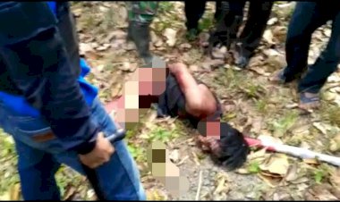 BREAKING NEWS!! Pelaku Pembacokan Pedagang Keliling di Kumpeh Ulu Diamuk Massa