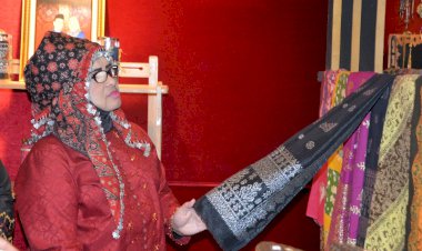 Tekuluk Jambi Ditampilkan Pameran Kerajinan Nusantara, Rahima: Pelestarian Tekuluk Harus Berkelanjutan