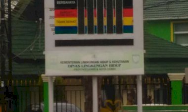 Papan AQMS Kota Jambi Sempat Mati, Ini Penjelasannya...