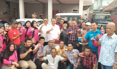 Giliran Cek Endra Ambil Formulir ke PDIP, Syahrasadin Optimis CE Menang