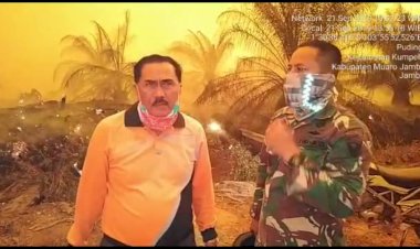 Pemadaman di Lahan Konsesi PT BEP Kesulitan Sumber Air, Zakir : Kanal-kanal Kering