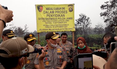 Status Karhutla PT MAS Naik ke Penyidikan, Tipidter Mabes Polri Turun ke Lokasi