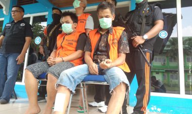 Mencoba Kabur, Dua Pengedar Sabu Didor BNNP Jambi