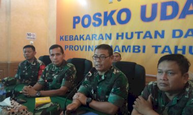 Ini Wilayah di Jambi yang Ditabur 2,4 Ton Kapur NaCL untuk Hujan Buatan