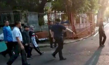 Jelang Pelantikan, Ma'ruf Amin Berolahraga bersama Istri