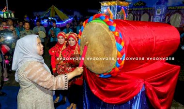 Bupati Masnah Buka MTQ ke-XXI Tingkat Kecamatan Mestong