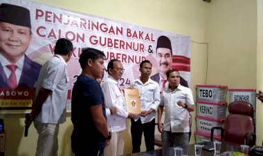 Utus Tim Pemuda, AJB ambil Formulir ke Partai Gerindra