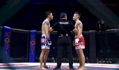 Aktor Randy Raih Sabuk Biru Brazilian Jiu Jitsu Usai Kalahkan Adhi Prawitra di One Pride