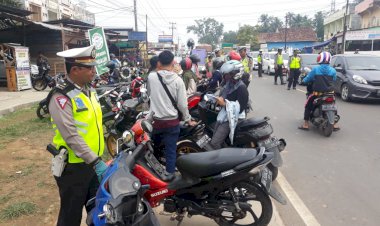 Hari Terakhir Operasi Zebra, 219 Pengendara Ditilang Lima Motor Ditahan