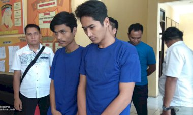 Dua Pemuda Ganteng Ini Usai Begal ABK, Hasilnya Buat Sabu dan Judi