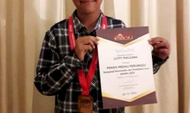 Lutfy Maulana Putra Wawako Jambi Raih Perunggu KOMPI tingkat Nasional