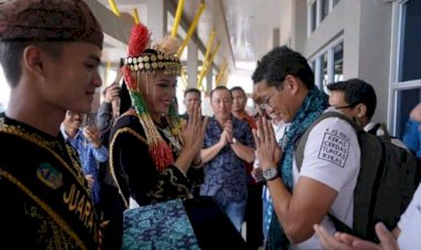 Tiba di Kerinci, Sandiago Uno: Saya akan Kerjasama Pemkab Kerinci Program OK OC