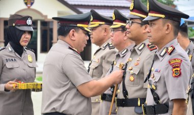 Jelang Pilkada, Dari Kabag Ops Hingga Kasat Reskrim Polres Tanjab Barat Dirotasi